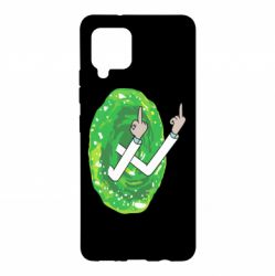 Чехол для Samsung A42 5G Rick Fuck you all - PrintSalon