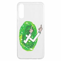 Чехол для Samsung A50 Rick Fuck you all - PrintSalon