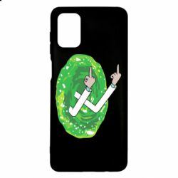 Чехол для Samsung M51 Rick Fuck you all - PrintSalon
