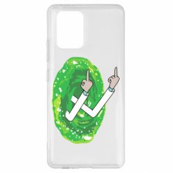 Чехол для Samsung S10 Lite Rick Fuck you all - PrintSalon