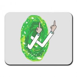 Коврик для мыши Rick Fuck you all - PrintSalon