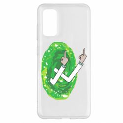 Чехол для Samsung S20 Rick Fuck you all - PrintSalon