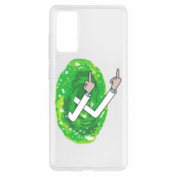 Чехол для Samsung S20 FE Rick Fuck you all - PrintSalon
