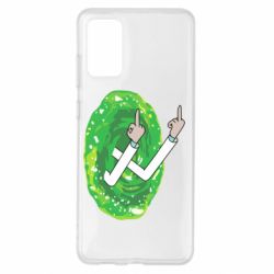 Чехол для Samsung S20+ Rick Fuck you all - PrintSalon