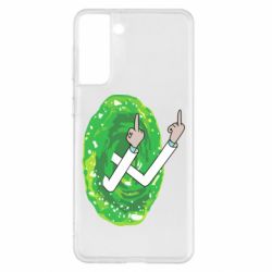 Чехол для Samsung S21+ Rick Fuck you all - PrintSalon