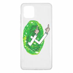 Чехол для Samsung Note 10 Lite Rick Fuck you all - PrintSalon