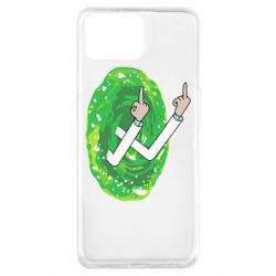 Чехол для Oppo A73 Rick Fuck you all - PrintSalon