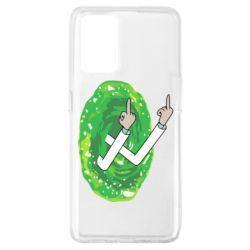 Чехол для Oppo A74 4G Rick Fuck you all - PrintSalon