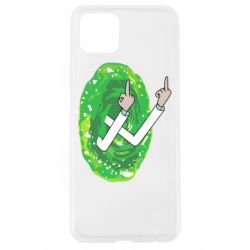 Чехол для Oppo A92s Rick Fuck you all - PrintSalon