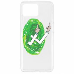 Чехол для Oppo Reno 4 Lite Rick Fuck you all - PrintSalon