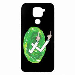 Чехол для Xiaomi Redmi Note 9/Redmi 10X Rick Fuck you all - PrintSalon