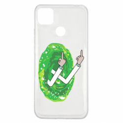 Чехол для Xiaomi Redmi 9c Rick Fuck you all