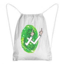 Рюкзак-мешок Rick Fuck you all - PrintSalon