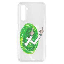 Чехол для Realme 6 Rick Fuck you all - PrintSalon