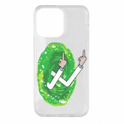Чехол для iPhone 14 Pro Max Rick Fuck you all - PrintSalon