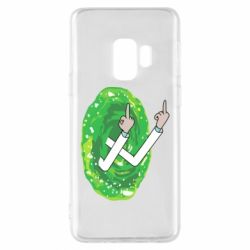 Чехол для Samsung S9 Rick Fuck you all - PrintSalon