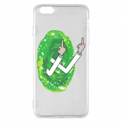 Чехол для iPhone 6 Plus/6S Plus Rick Fuck you all - PrintSalon