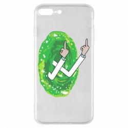 Чехол для iPhone 8 Plus Rick Fuck you all - PrintSalon