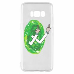 Чехол для Samsung S8 Rick Fuck you all - PrintSalon