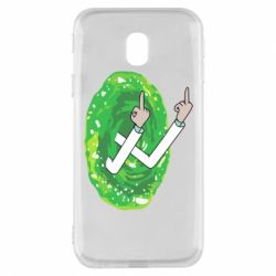 Чехол для Samsung J3 2017 Rick Fuck you all - PrintSalon