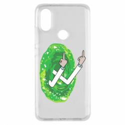 Чехол для Xiaomi Mi A2 Rick Fuck you all - PrintSalon