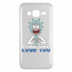 Чехол для Samsung J3 2016 Rick fuck you - PrintSalon