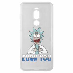 Чехол для Meizu Note 8 Rick fuck you - PrintSalon