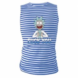 Майка-тельняшка Rick fuck you - PrintSalon