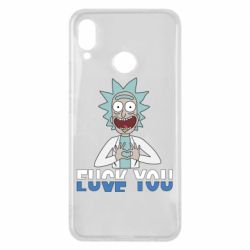 Чехол для Huawei P Smart Plus 2018 Rick fuck you