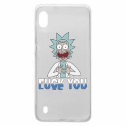Чехол для Samsung A10 Rick fuck you