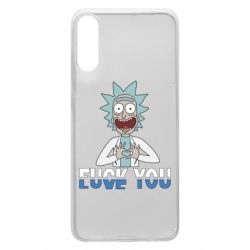 Чехол для Samsung A70 Rick fuck you - PrintSalon