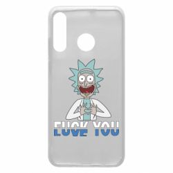 Чехол для Huawei P30 Lite Rick fuck you - PrintSalon
