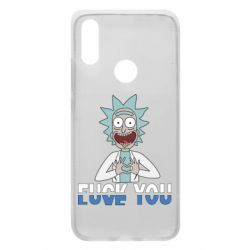 Чехол для Xiaomi Redmi 7 Rick fuck you - PrintSalon