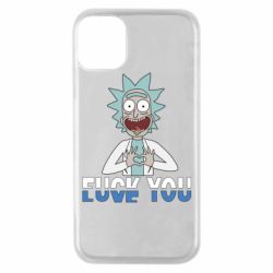 Чехол для iPhone 11 Pro Rick fuck you - PrintSalon