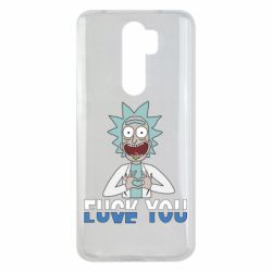Чехол для Xiaomi Redmi Note 8 Pro Rick fuck you - PrintSalon
