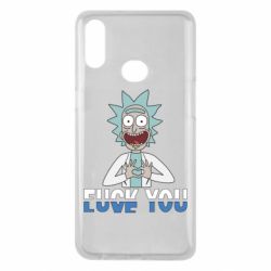 Чехол для Samsung A10s Rick fuck you - PrintSalon