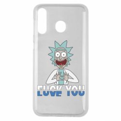 Чехол для Samsung M30 Rick fuck you - PrintSalon