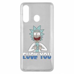 Чехол для Samsung M40 Rick fuck you - PrintSalon