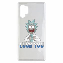 Чехол для Samsung Note 10 Plus Rick fuck you