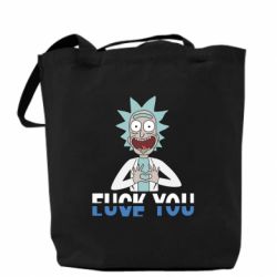 Эко-сумка Rick fuck you - PrintSalon