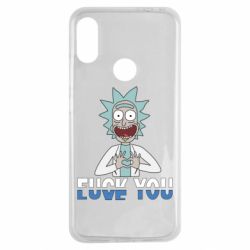 Чехол для Xiaomi Redmi Note 7 Rick fuck you - PrintSalon
