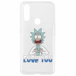 Чехол для Oppo A31 Rick fuck you - PrintSalon