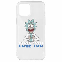 Чехол для iPhone 12 Pro Max Rick fuck you - PrintSalon