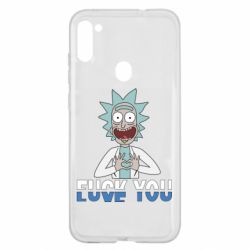 Чехол для Samsung A11/M11 Rick fuck you - PrintSalon