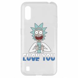 Чехол для Samsung A01/M01 Rick fuck you