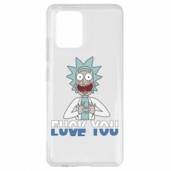 Чехол для Samsung S10 Lite Rick fuck you - PrintSalon