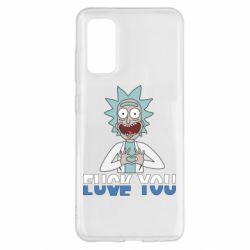 Чехол для Samsung S20 Rick fuck you - PrintSalon