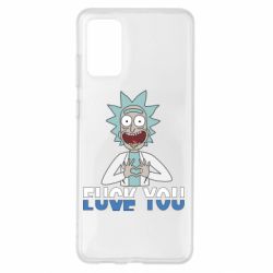 Чехол для Samsung S20+ Rick fuck you - PrintSalon