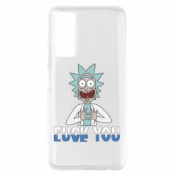 Чехол для Huawei P Smart 2021 Rick fuck you - PrintSalon