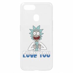 Чехол для Oppo A5s/A12 Rick fuck you - PrintSalon